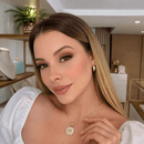 Gargantilha Girassol Banhada a Ouro 18K