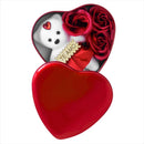 🎁 Caixa Coração Eternal Love — Ursinho & Rosas Presenteável