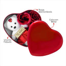 🎁 Caixa Coração Eternal Love — Ursinho & Rosas Presenteável