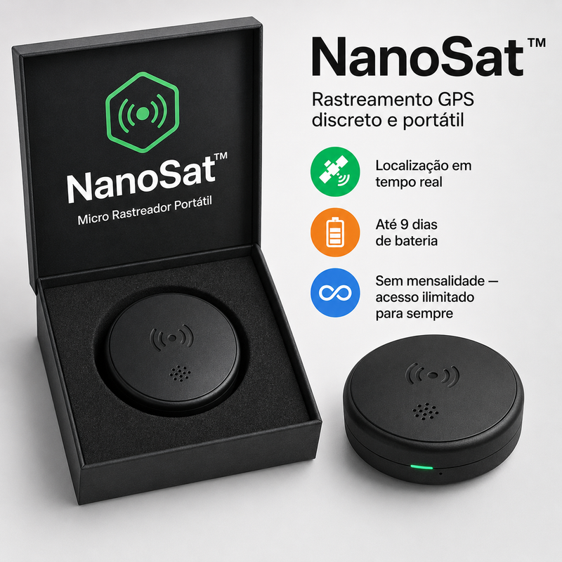NanoSat™ — Micro Rastreador Portátil