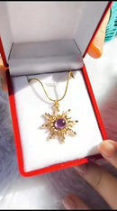 Colar Sol Rapunzel + Caixa de Presente
