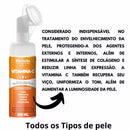 Kit Skincare Mousse Limpeza Facial Vitamina C+Sérum Clareador Dermachem