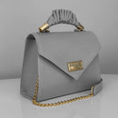 Bolsa Feminina Premium com Alça Franzida | Elegância Minimalista Luxo