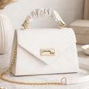 Bolsa Feminina Premium com Alça Franzida | Elegância Minimalista Luxo