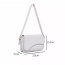 Bolsinha Baguete Luxuosa Versatil Leve Material Importado Envio imediato