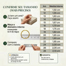 Kit 2 Anéis Luxo Banhados a Ouro 18K – Sofisticação e Brilho em Cada Detalhe