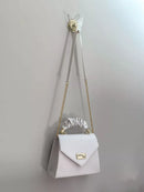 Bolsa Feminina Premium com Alça Franzida | Elegância Minimalista Luxo