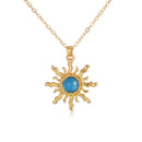 Colar Sol Banhado a Ouro 18K