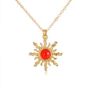 Colar Sol Banhado a Ouro 18K