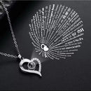 Colar "Eu Te Amo" em 100 Idiomas (Edição Premium)